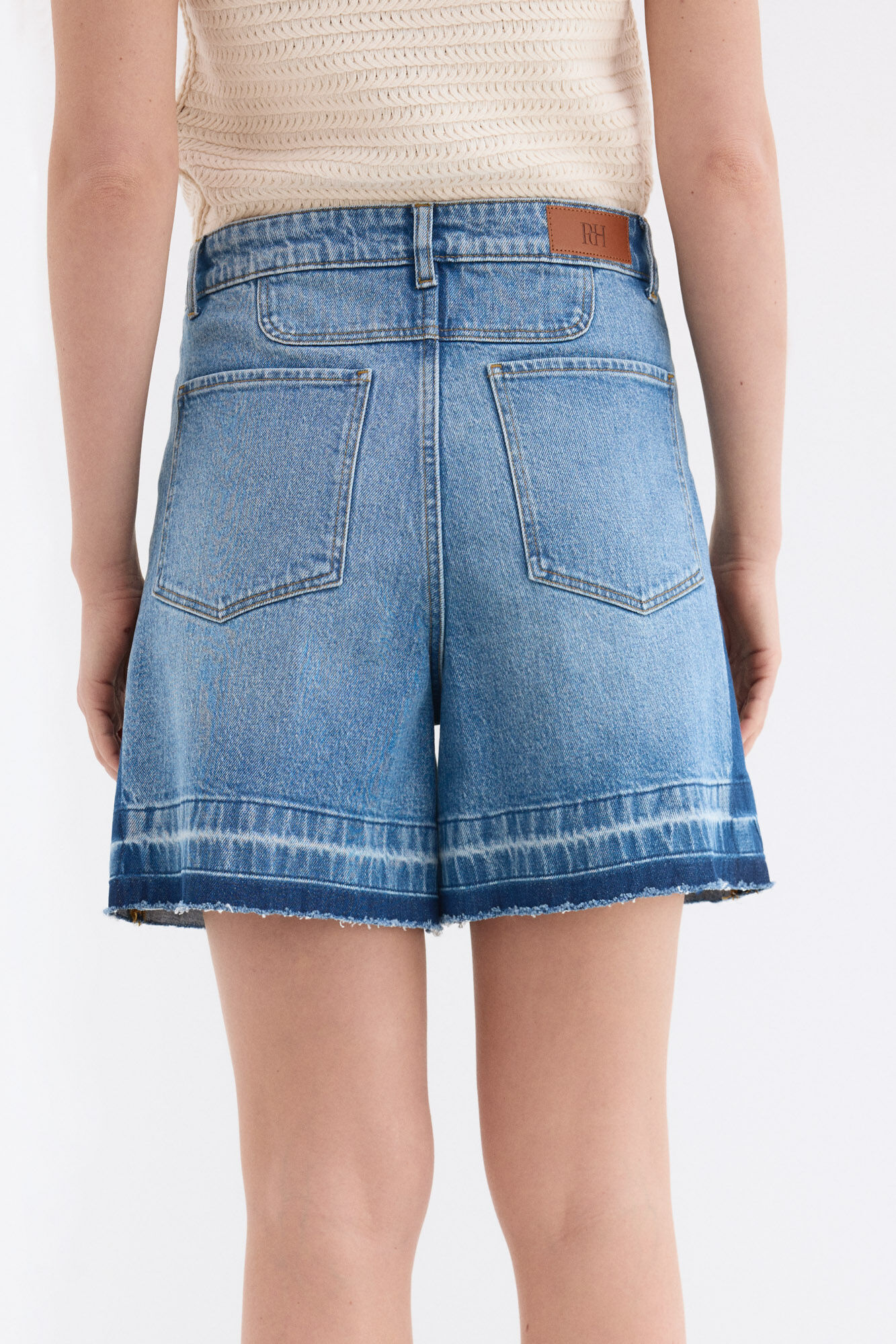 Pedro del Hierro Denim shorts Blue