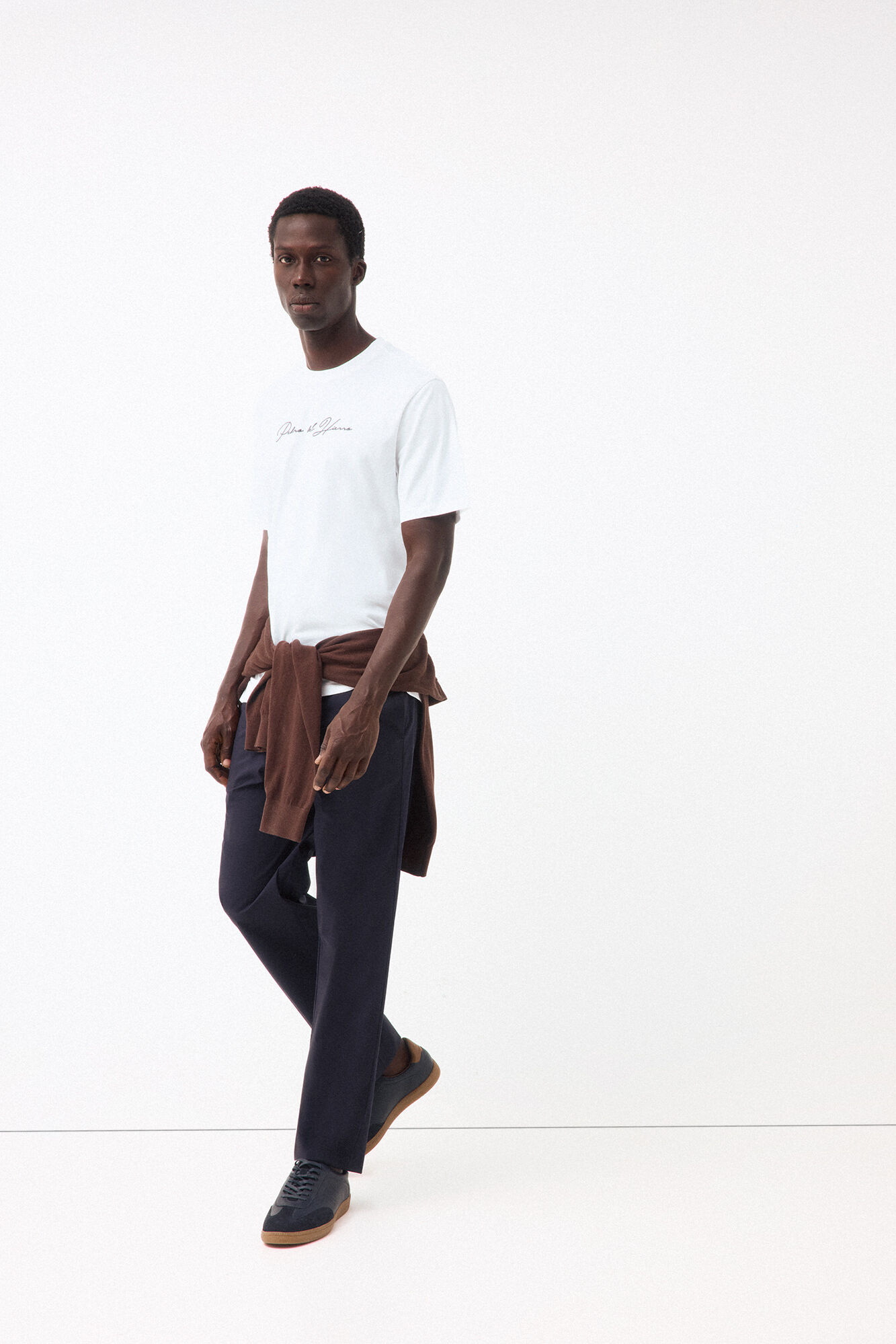 Pedro del Hierro T-shirt with logo and text White