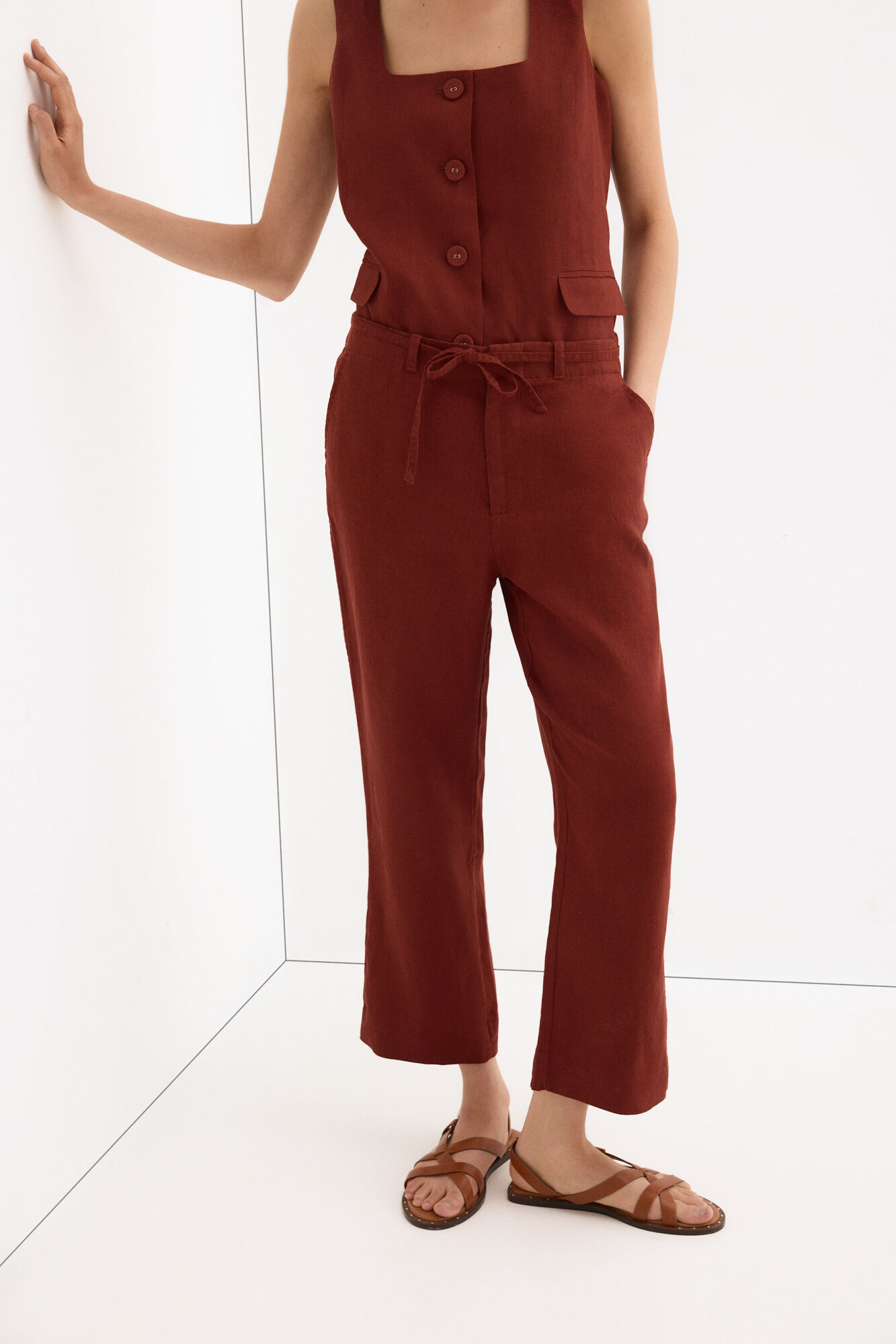 Pedro del Hierro Classic straight trousers