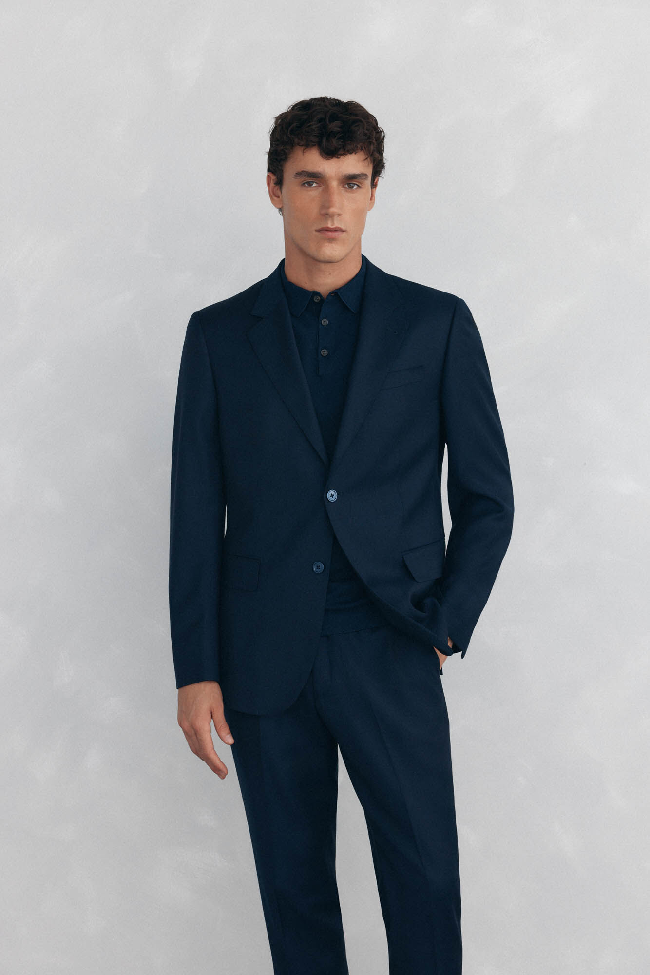 Pedro del Hierro Blazer estilo olho de p&aacute;ssaro com dois el&aacute;sticos e corte slim