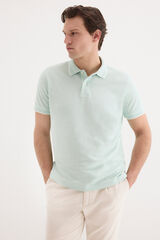 Pedro del Hierro Polo shirt with logo tips Green