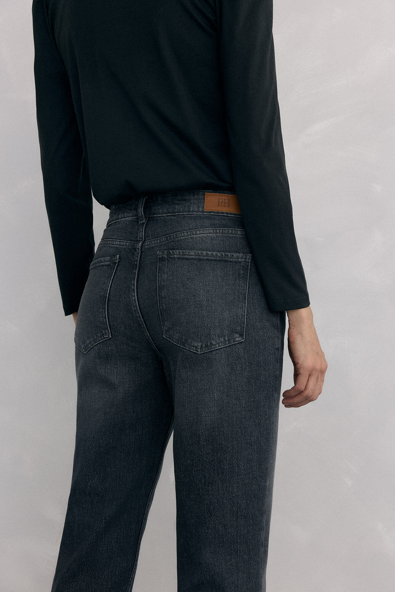 Pedro del Hierro Jeans straight basic Grey