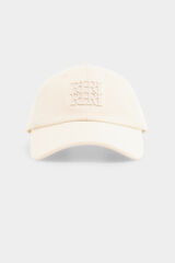 Pedro del Hierro Embroidered logo cap Ecru