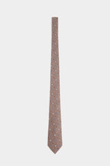 Pedro del Hierro Gravata em seda natural Beige
