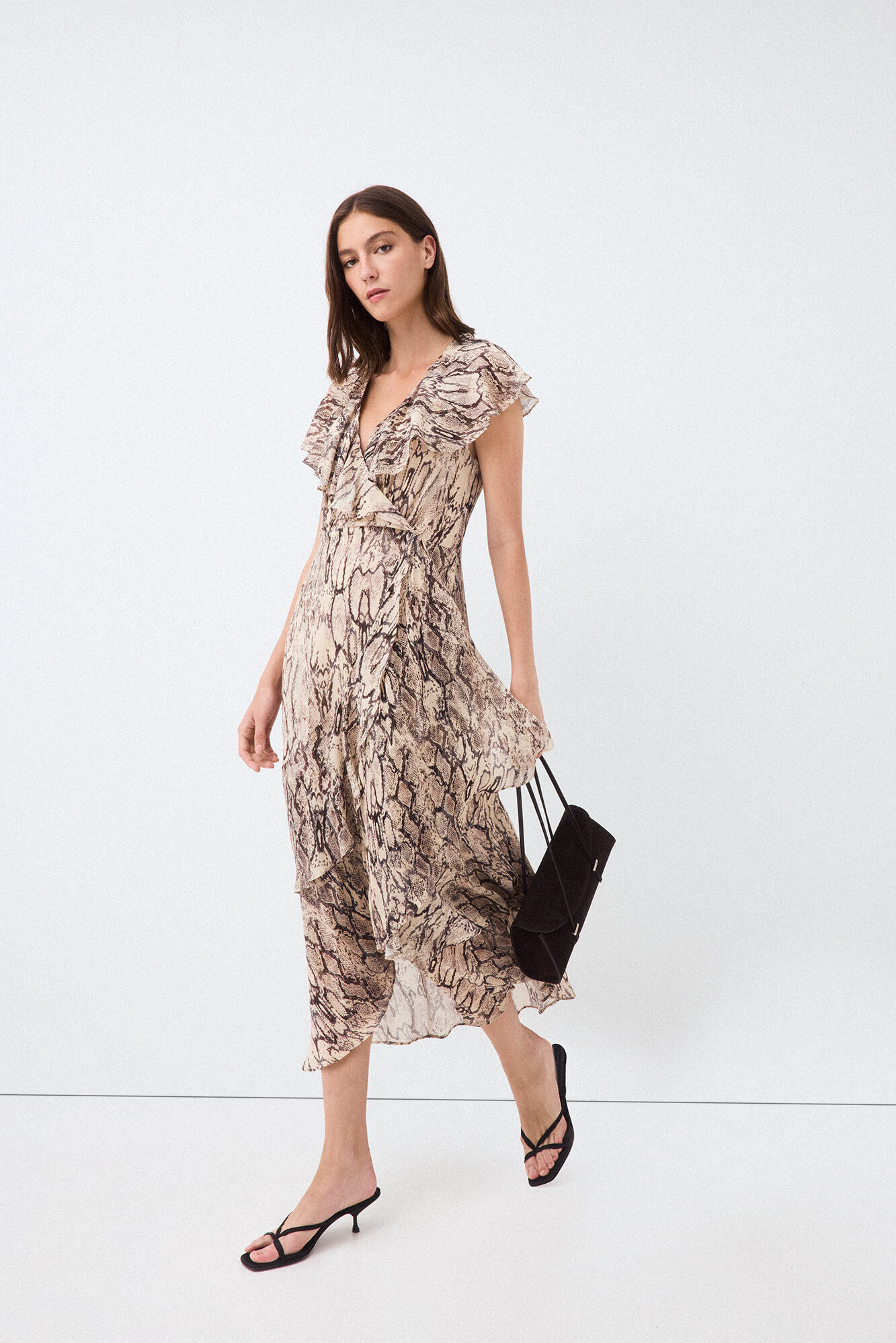 Pedro del Hierro Fluid ruffle dress