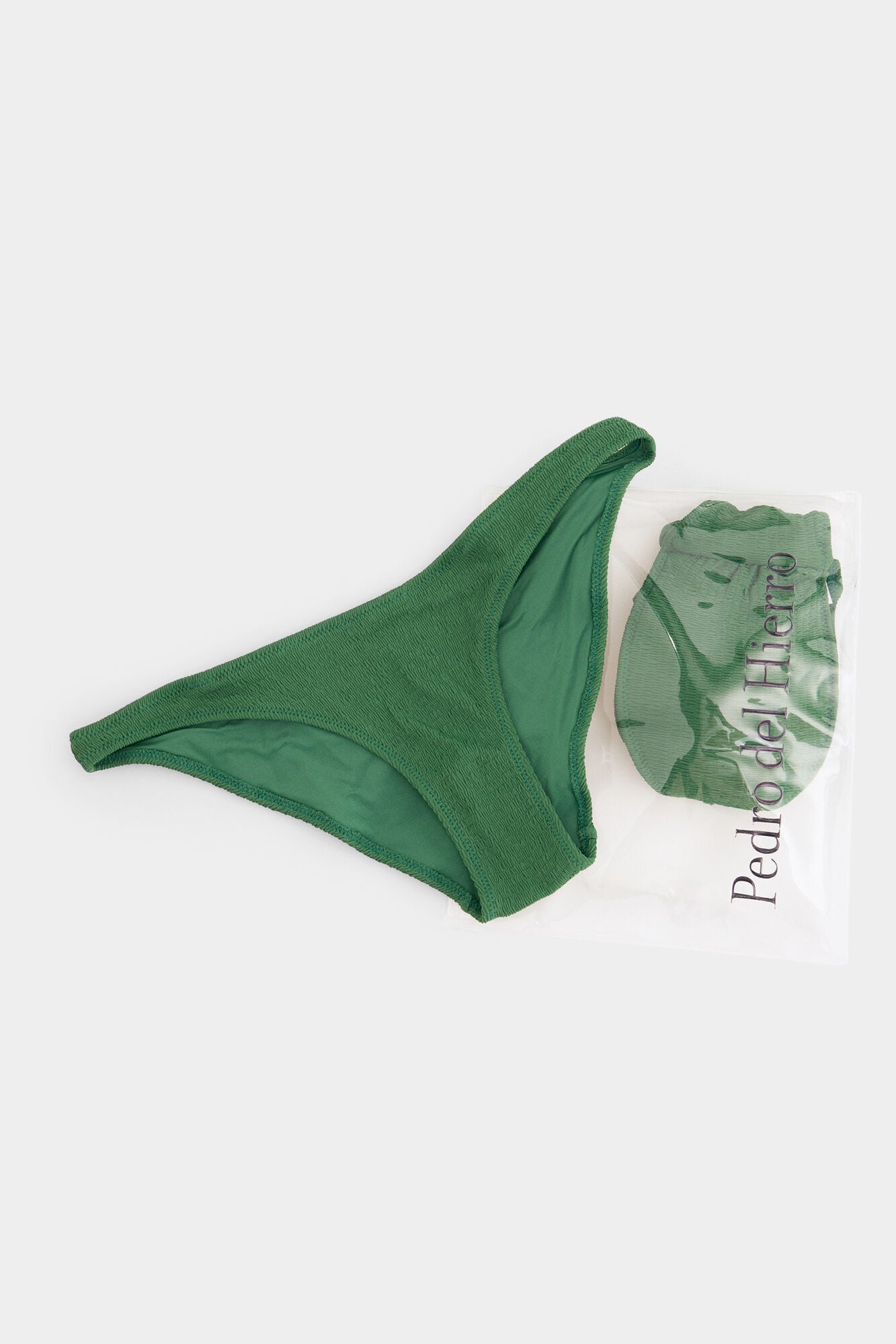 Pedro del Hierro Textured bikini Green