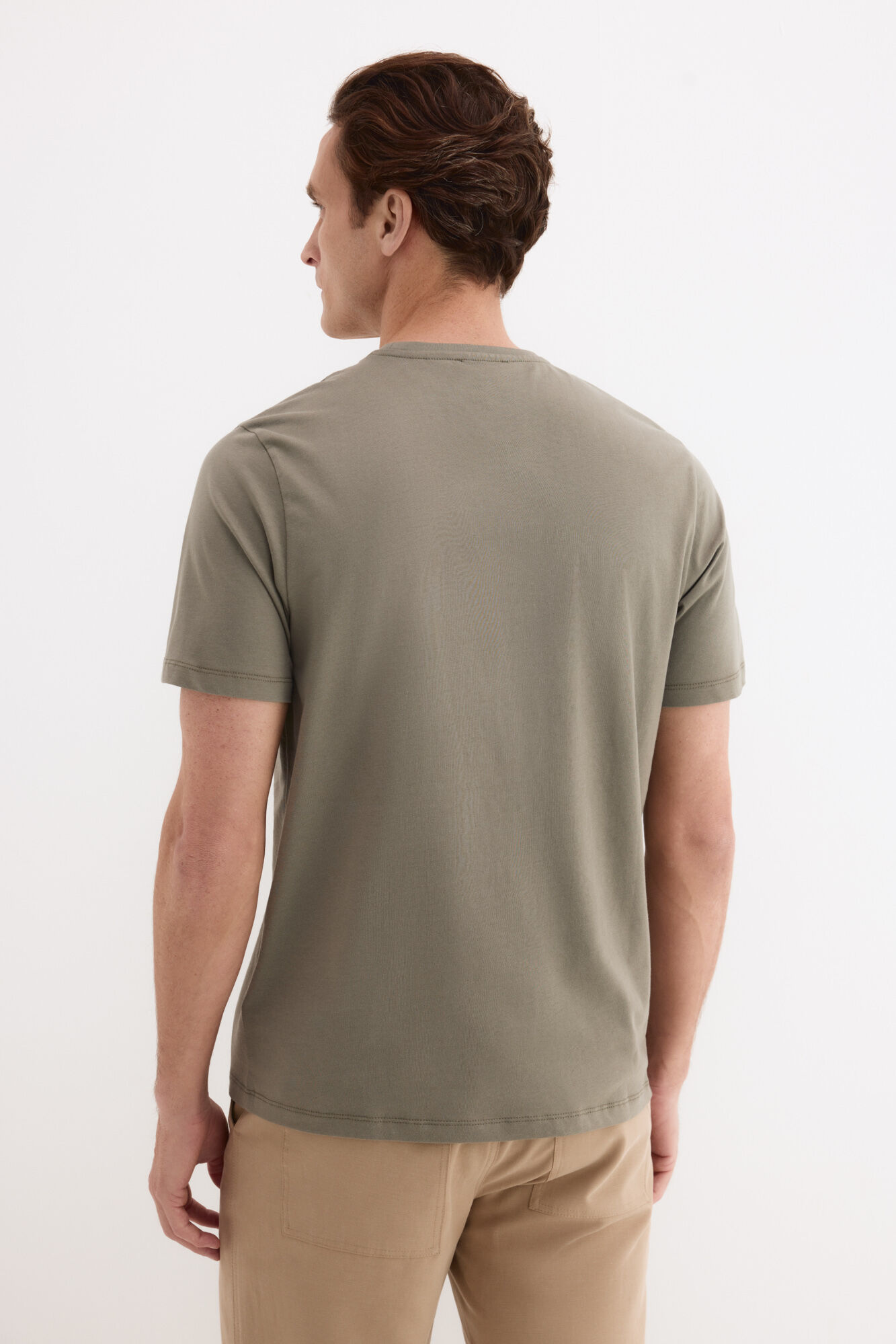 Pedro del Hierro Basic T-shirt Green