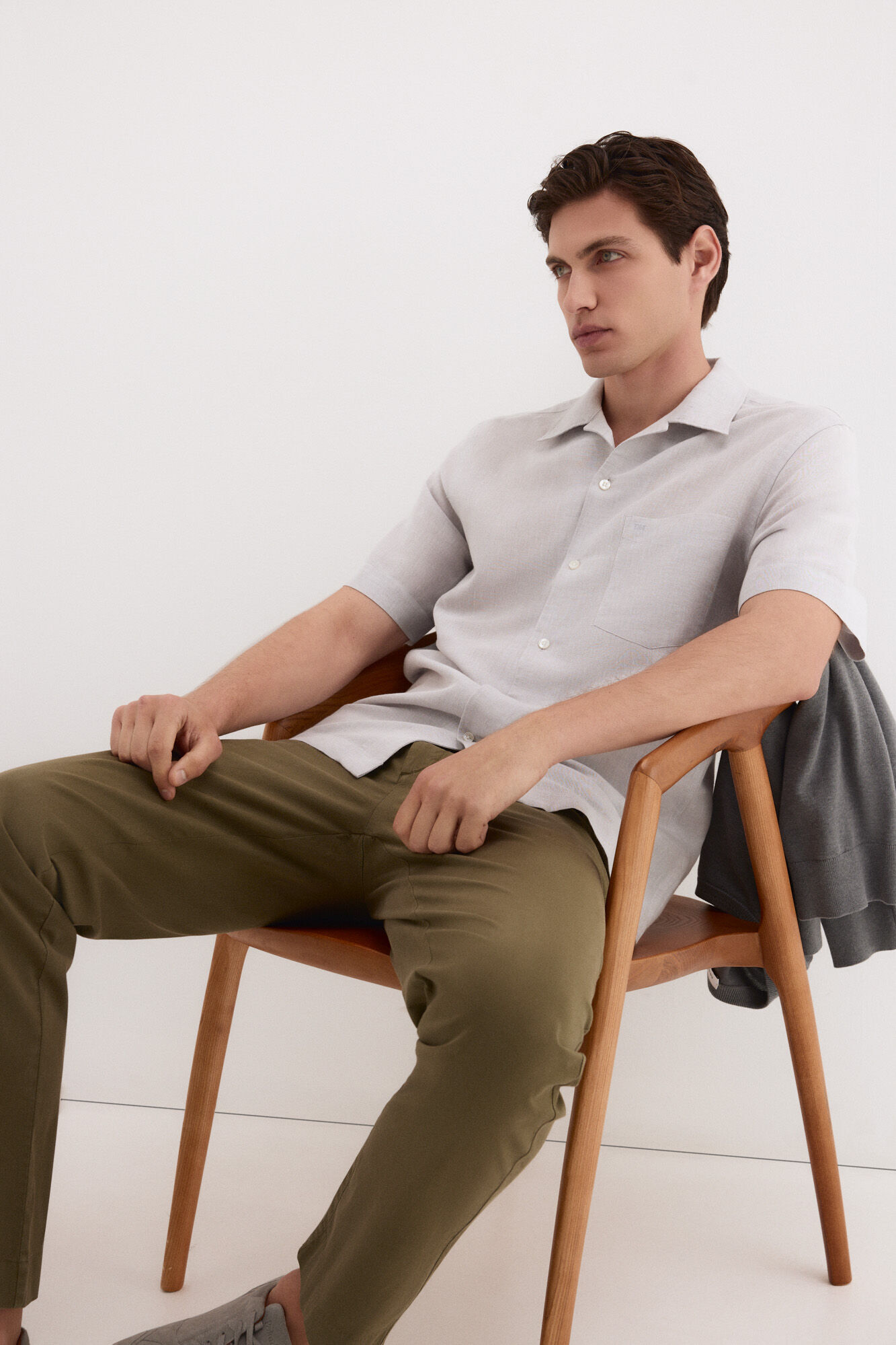 Pedro del Hierro Linen cotton short sleeve shirt