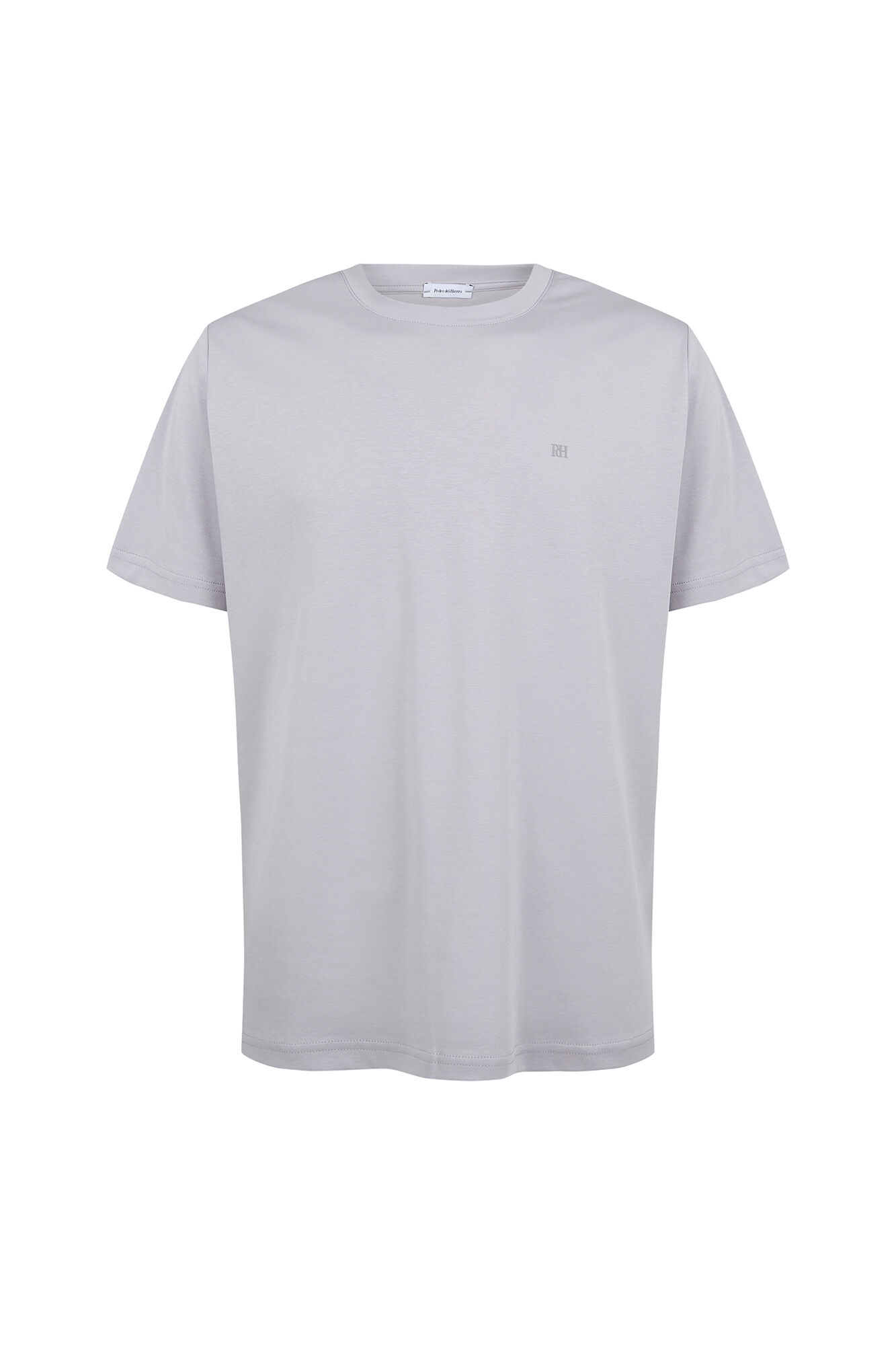 Pedro del Hierro Mercerized T-shirt Grey