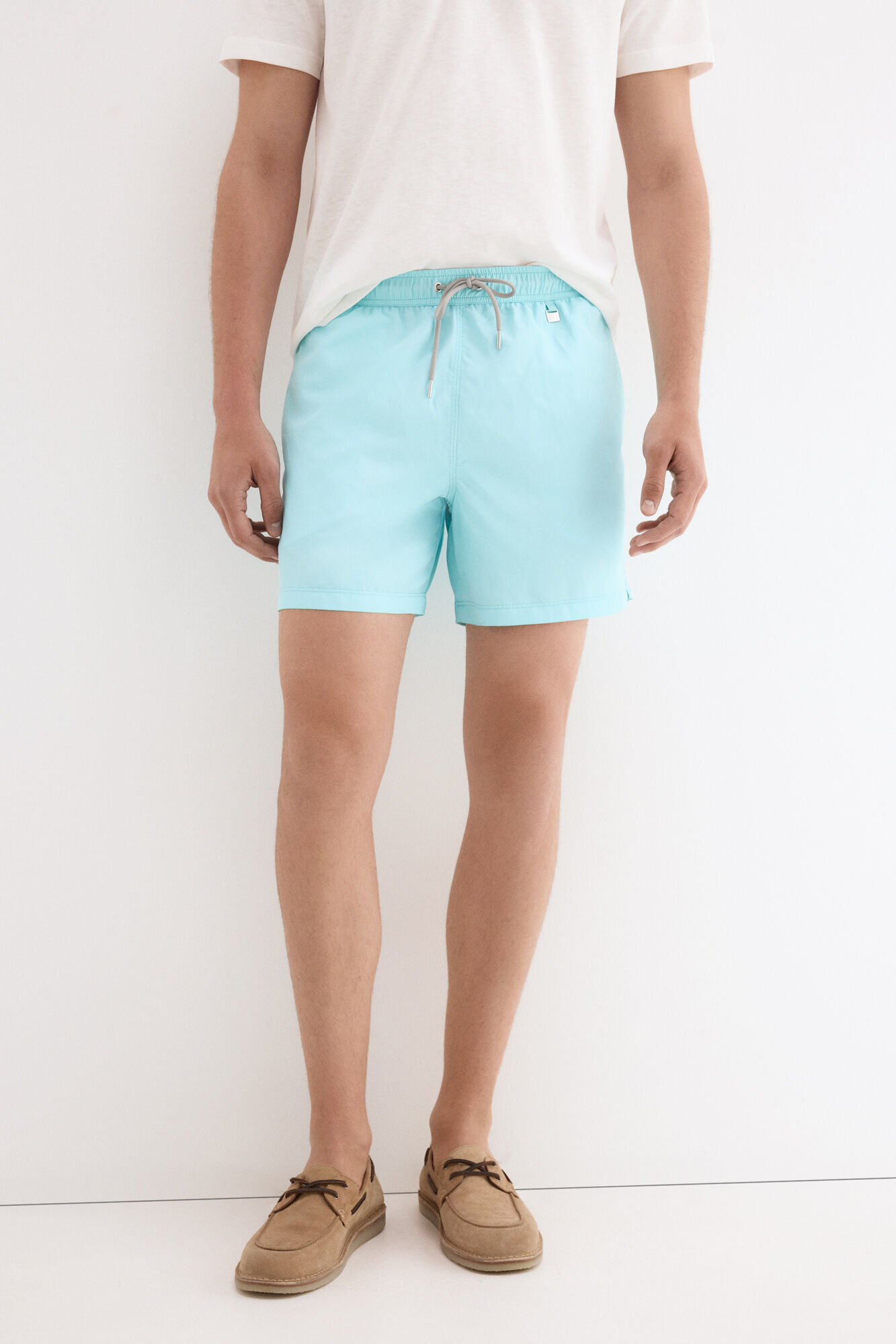 Pedro del Hierro Plain basic swimwear Blue