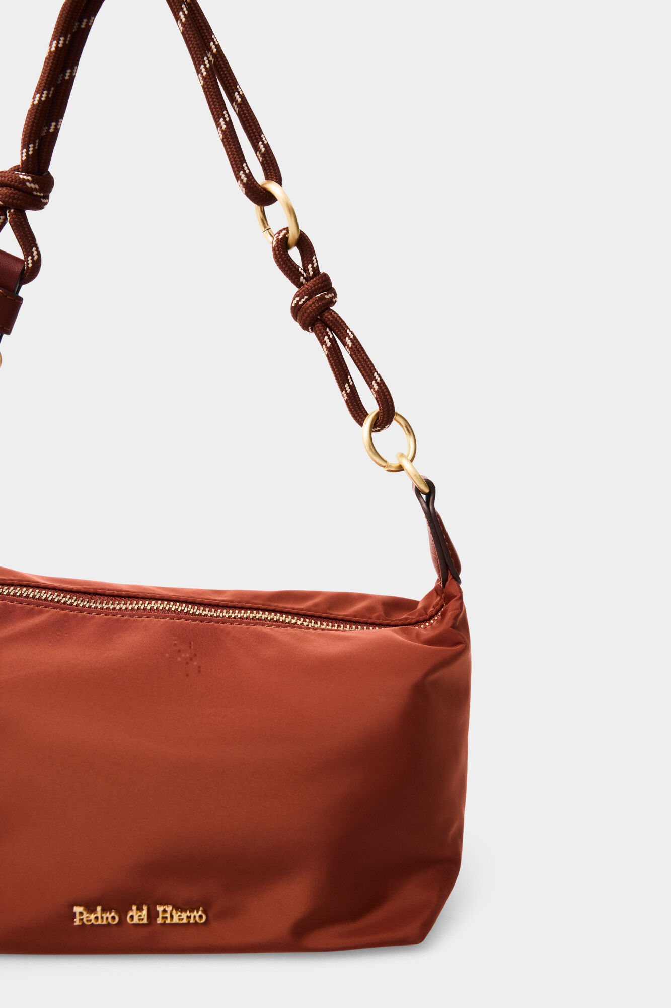 Pedro del Hierro Nylon crossbody bag Orange