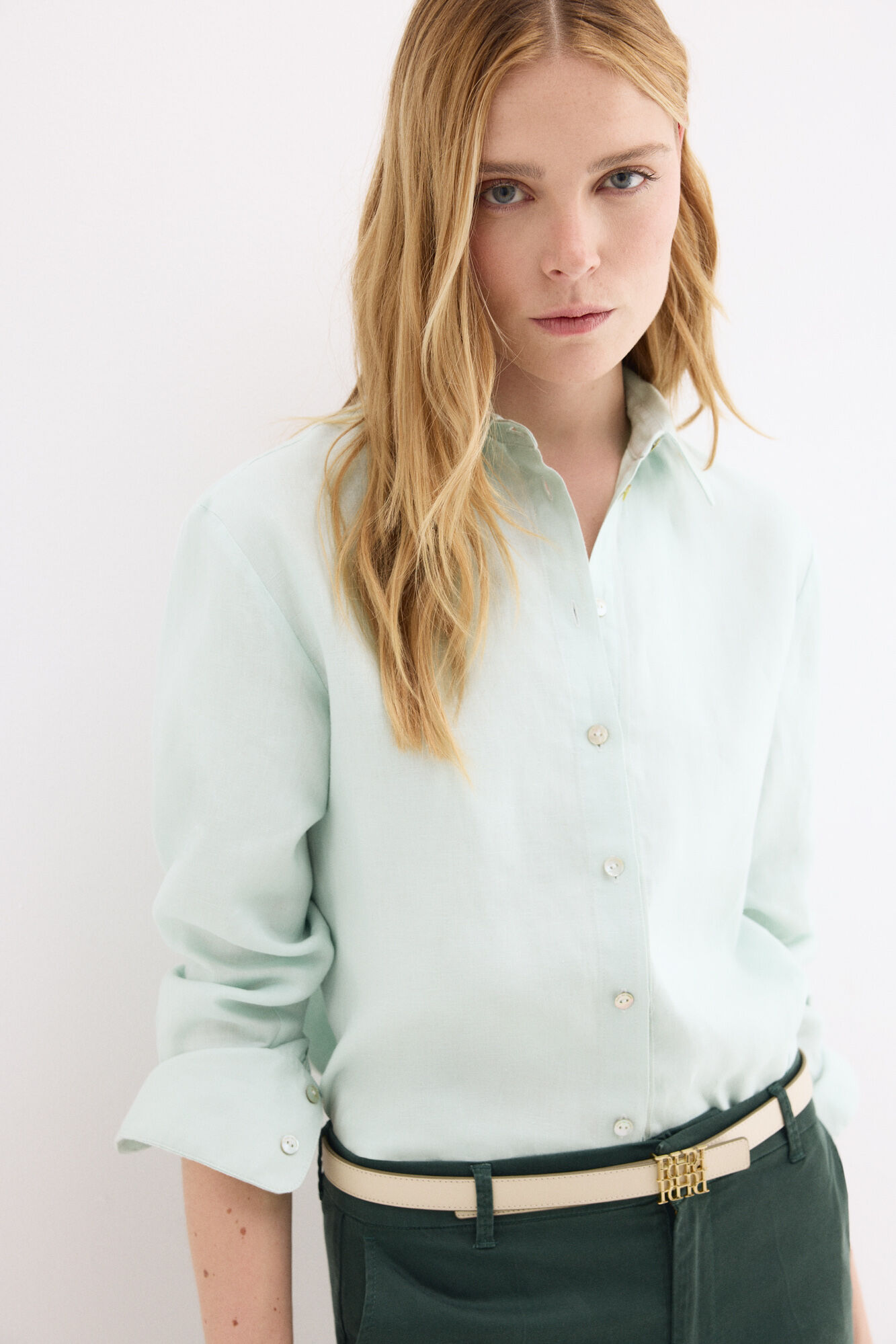 Pedro del Hierro Linen long sleeve shirt