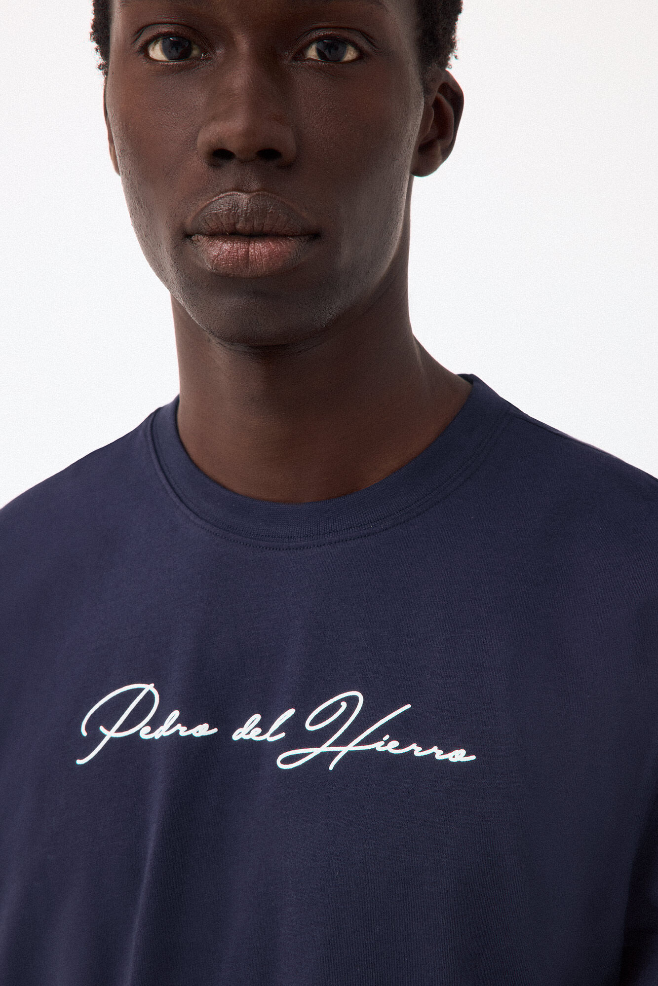 Pedro del Hierro T-shirt with logo and text