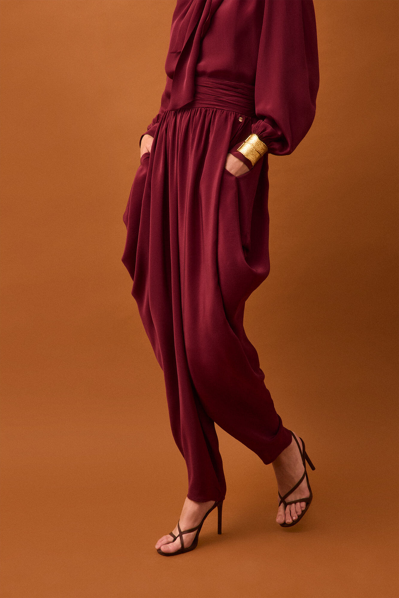 Pedro del Hierro Volume harem trousers