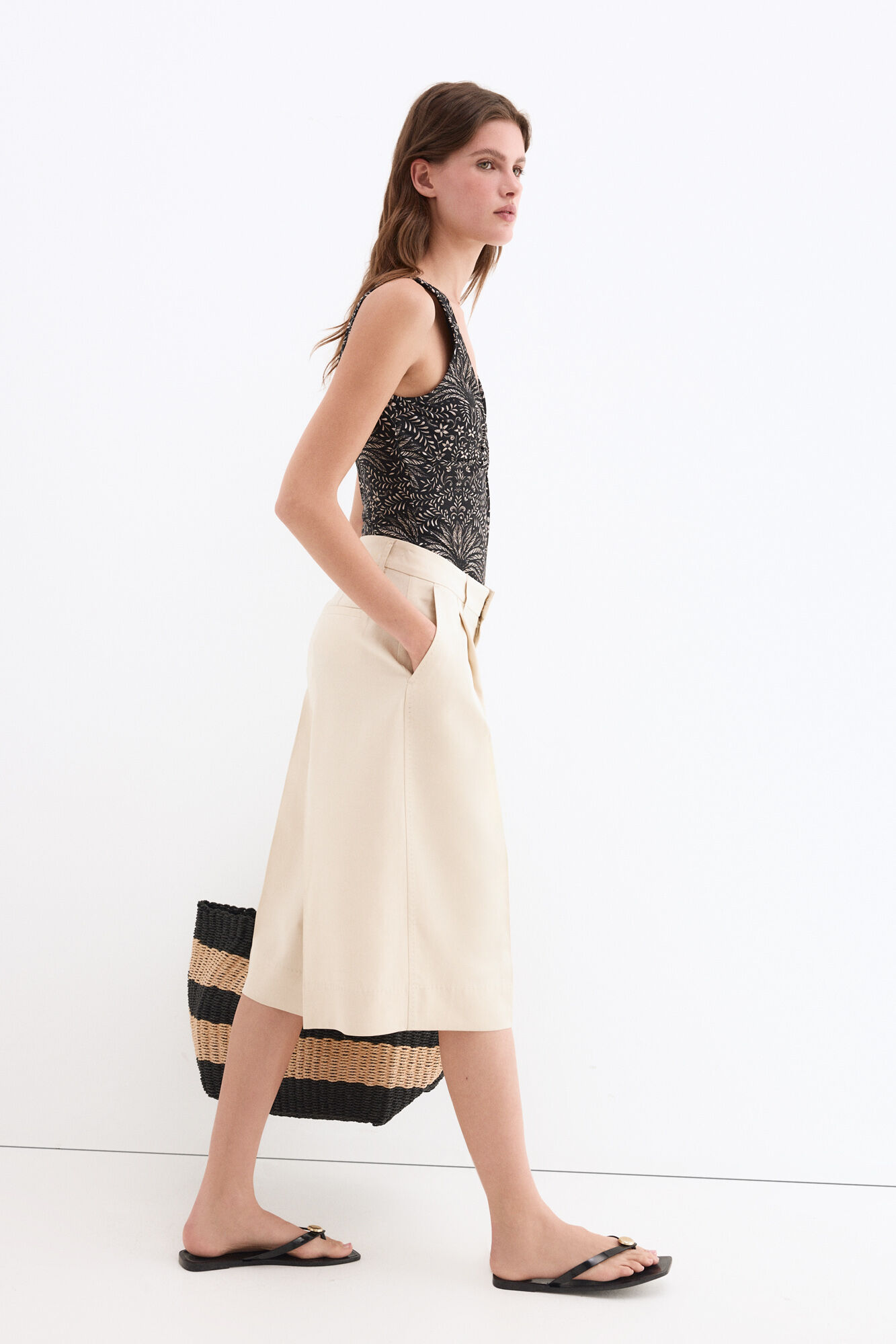 Pedro del Hierro Tropical print swimwear