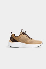 Pedro del Hierro Ultralight fabric lace-up sneaker Beige