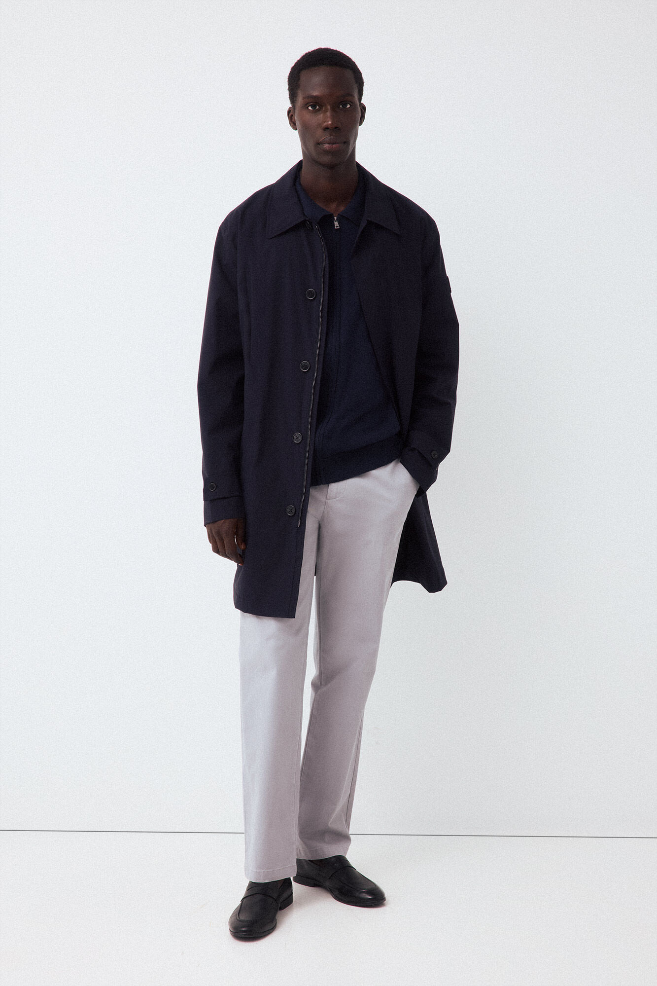 Pedro del Hierro Vestido chino twill leve regular