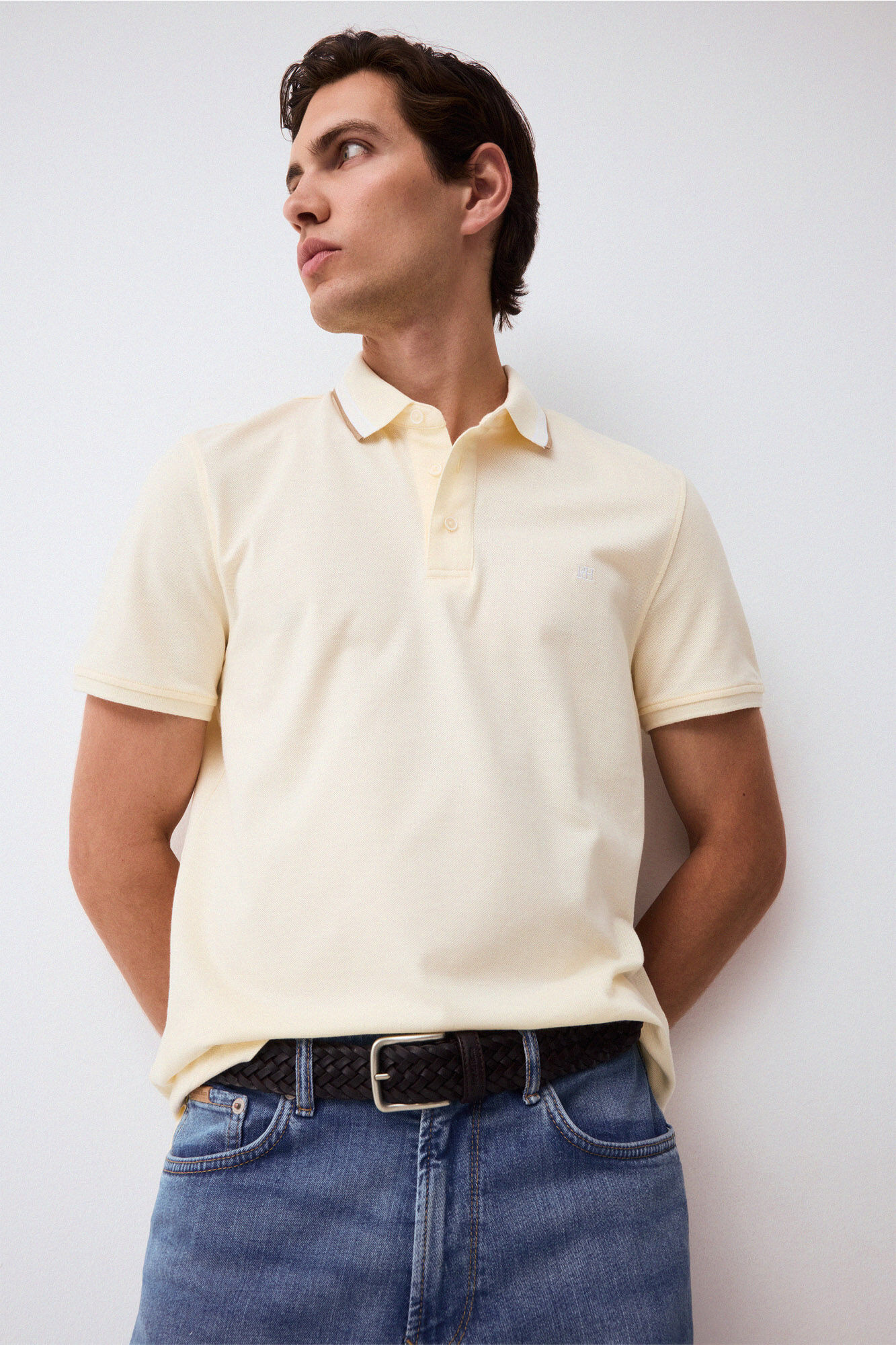 Pedro del Hierro Fancy collared polo shirt