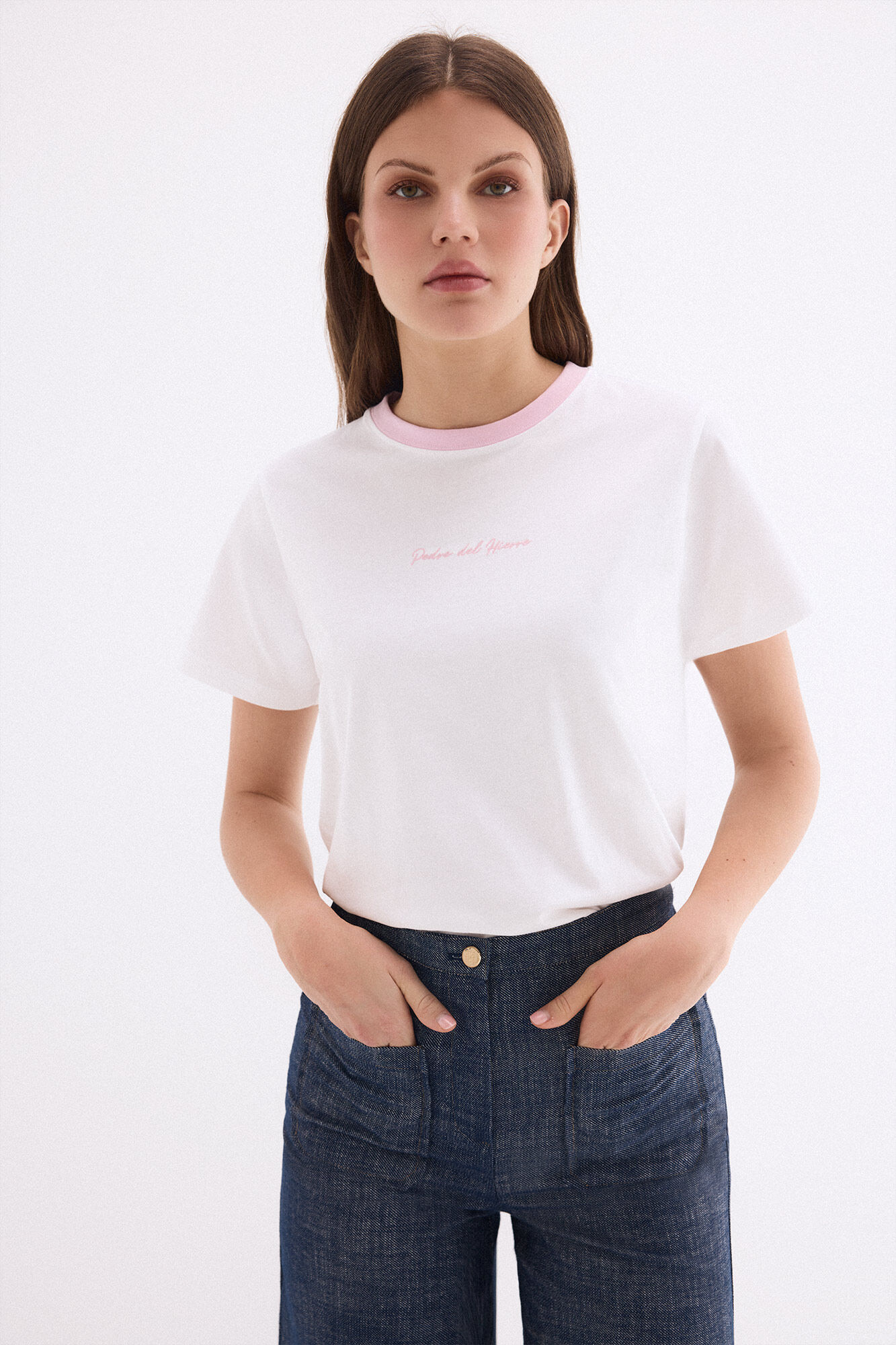 Pedro del Hierro Contrast T-shirt pedro del hierro