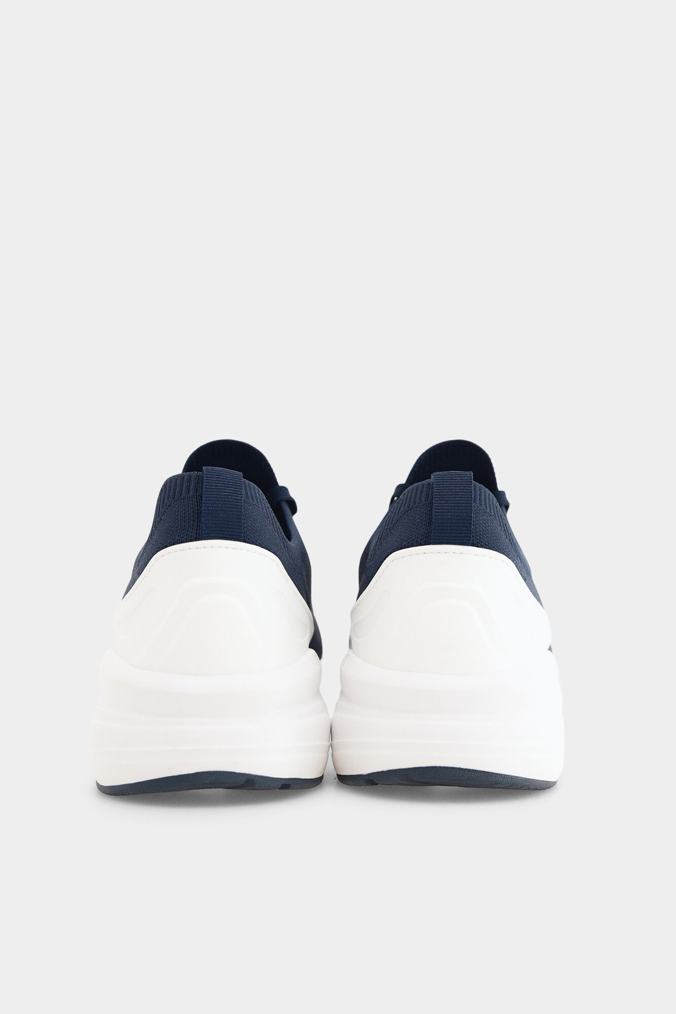Pedro del Hierro Fabric lace-up sneaker Blue