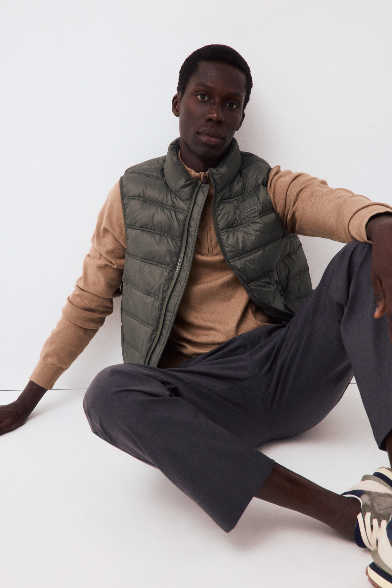Pedro del Hierro Ultralight puffer gilet Green