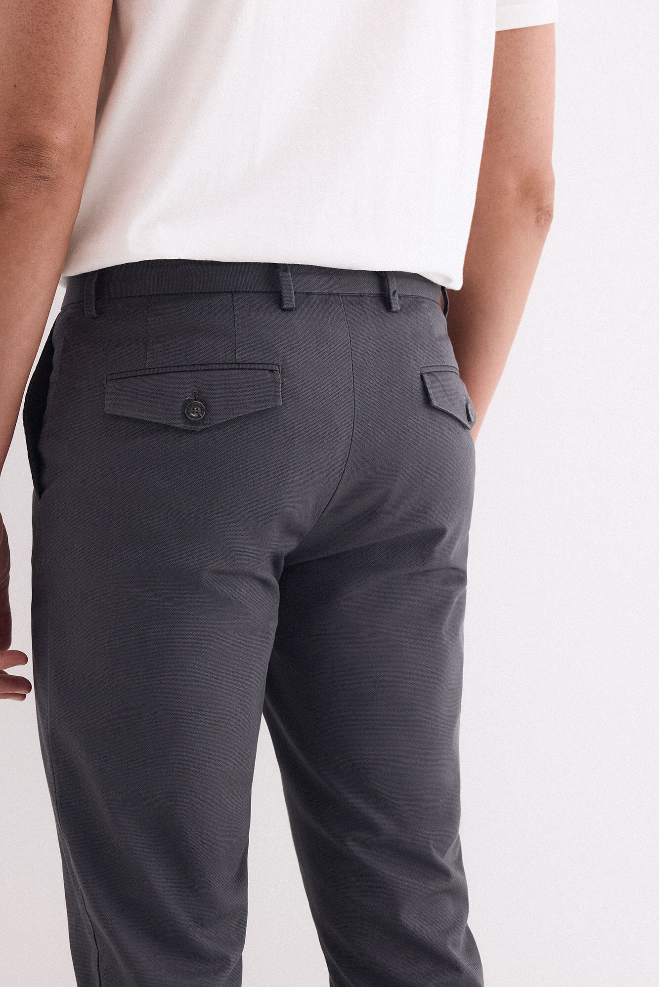 Pedro del Hierro Printed slim fit chinos