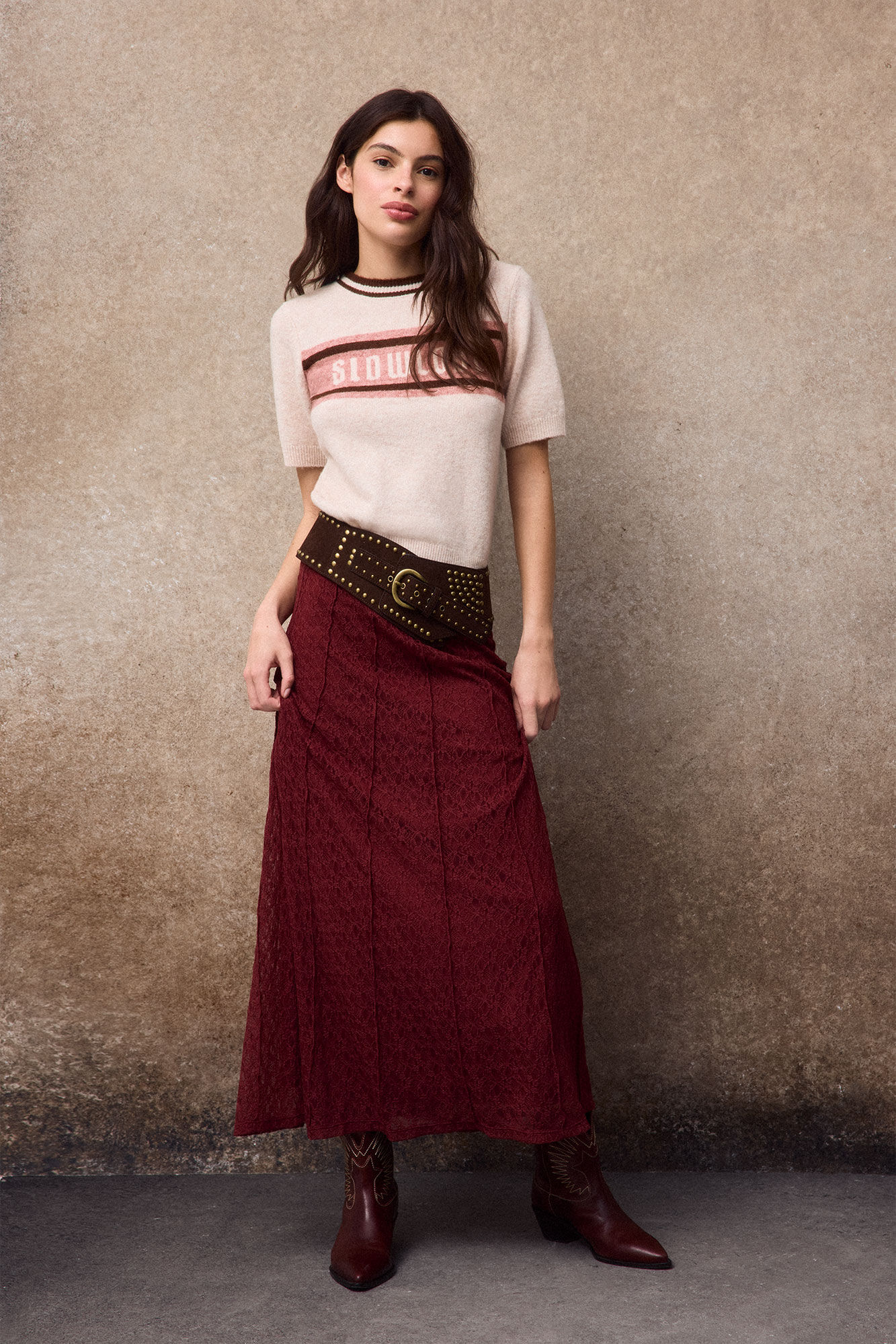 Slowlove Camisola com logo SLOWLOVE
