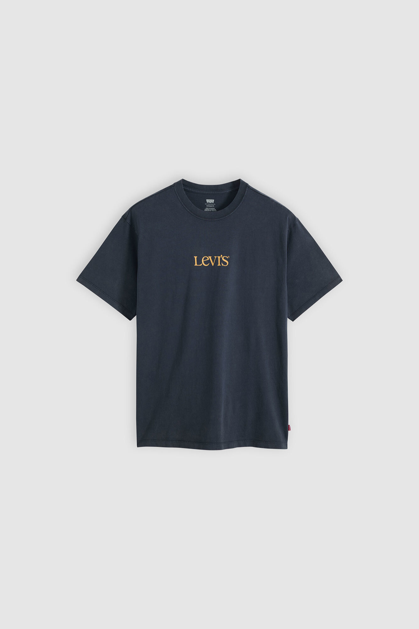 Levi's T-shirt logo manga curta azul