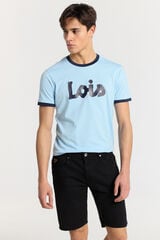 Lois Bermuda de cintura m&eacute;dia com 5 bolsos preto