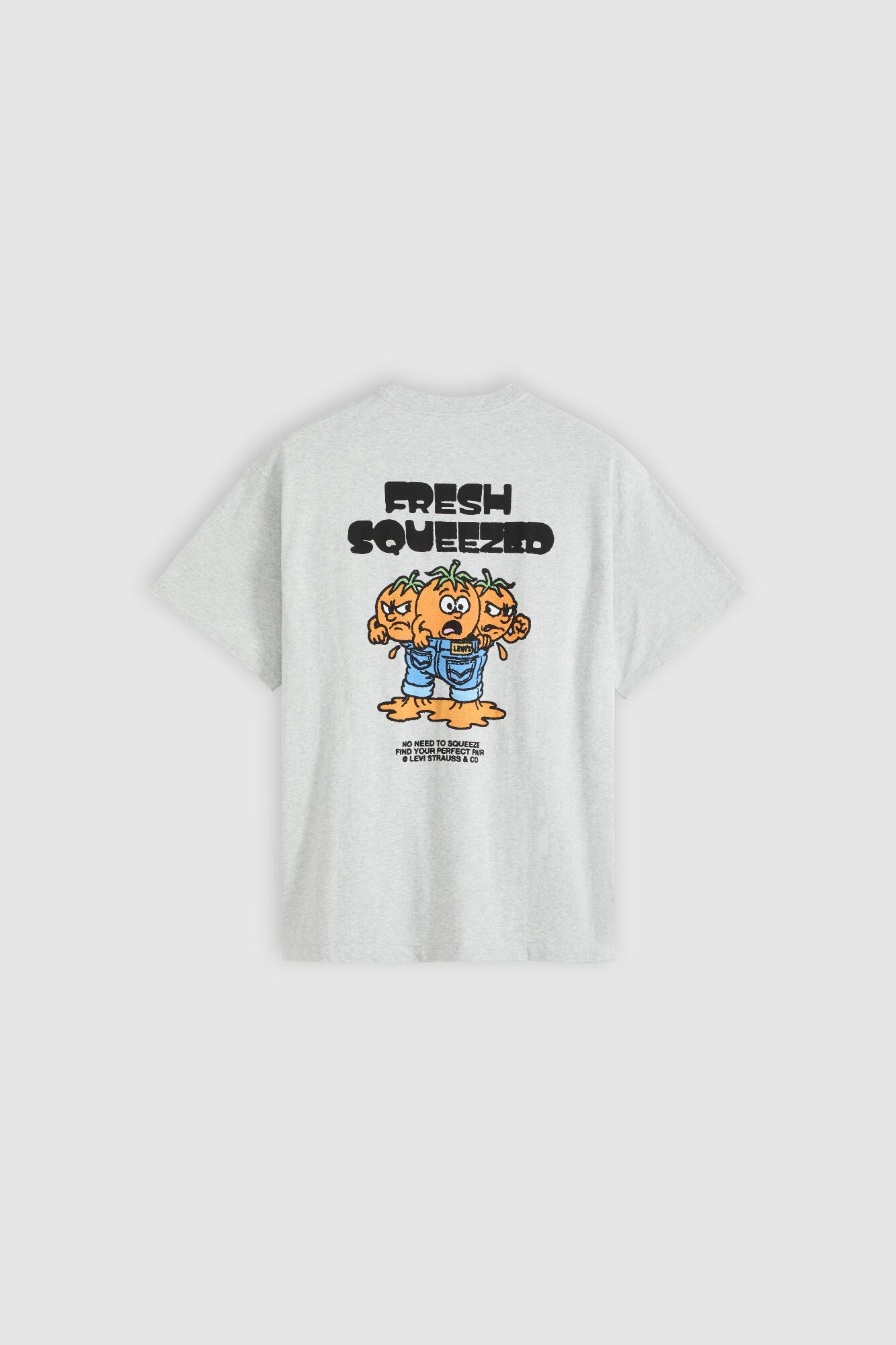 Levi's T-shirt de manga curta cinzento