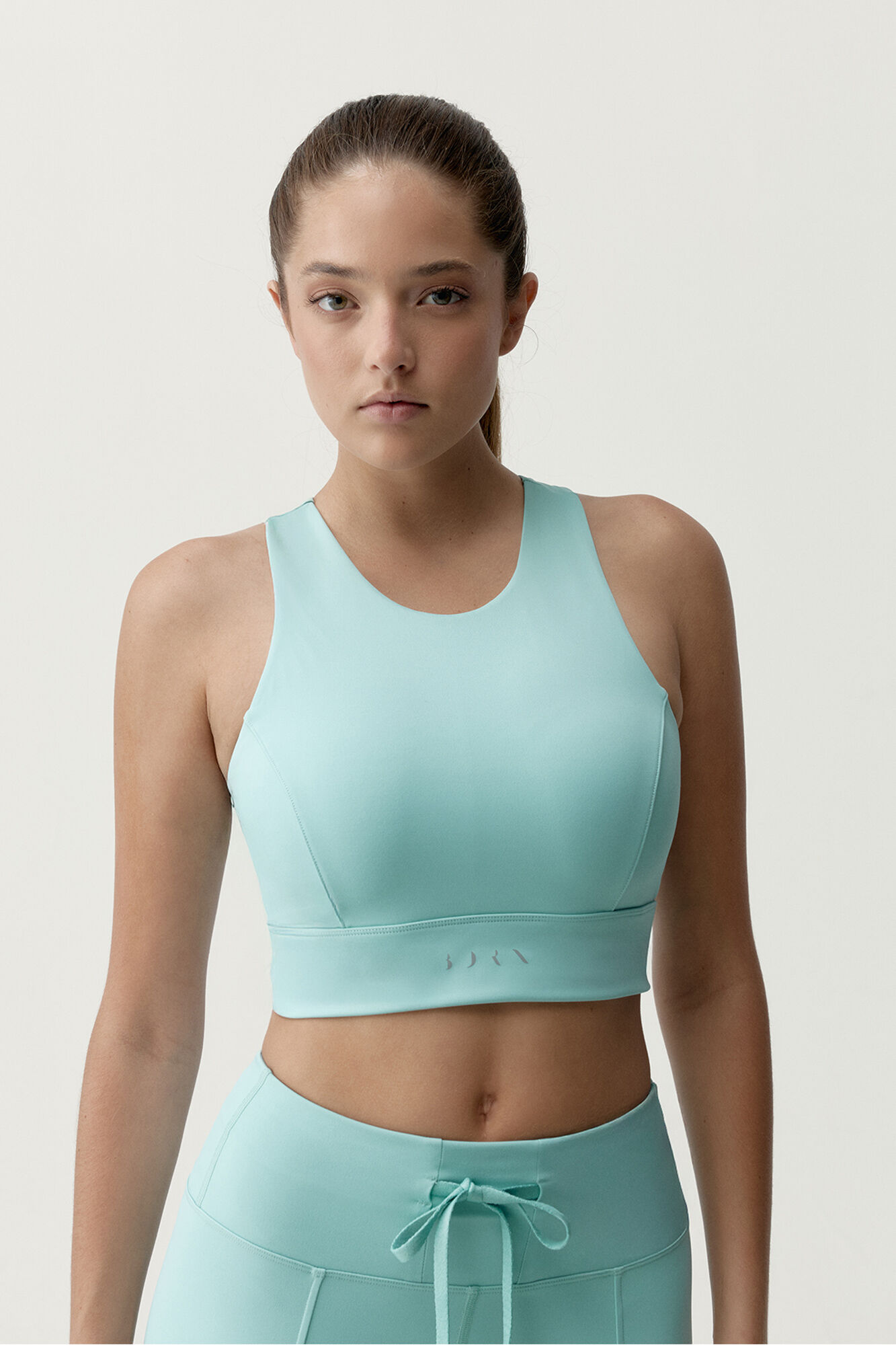 Born Living Yoga Top deportivo Ariadna azul claro