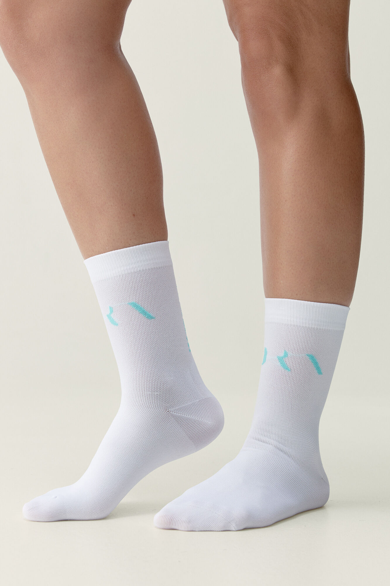 Born Living Yoga Meias Acari branco/verde branco