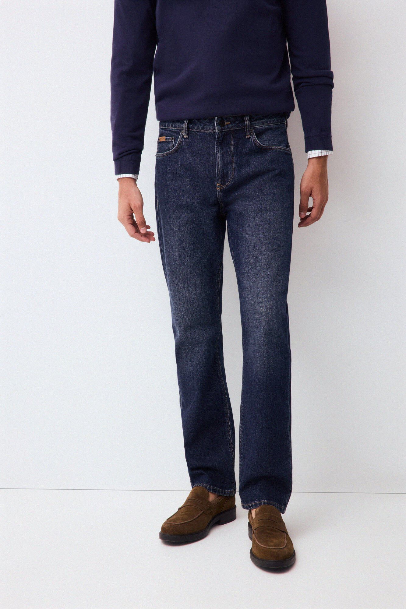 Jeans, shirt and overshirt set